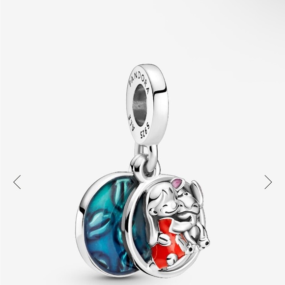 NWT/NIP - Pandora Disney Lilo & Stitch Family Dangle Charm Sterling Silver.